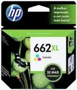 Cartucho Original HP 662XL Color - 1516 / 2516 / 2546 / 2646 / 3516 / 3546 / 4646
