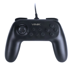 Controle para Nintendo  Vinik Switch Com Fio Usb Modelo Ns Preto