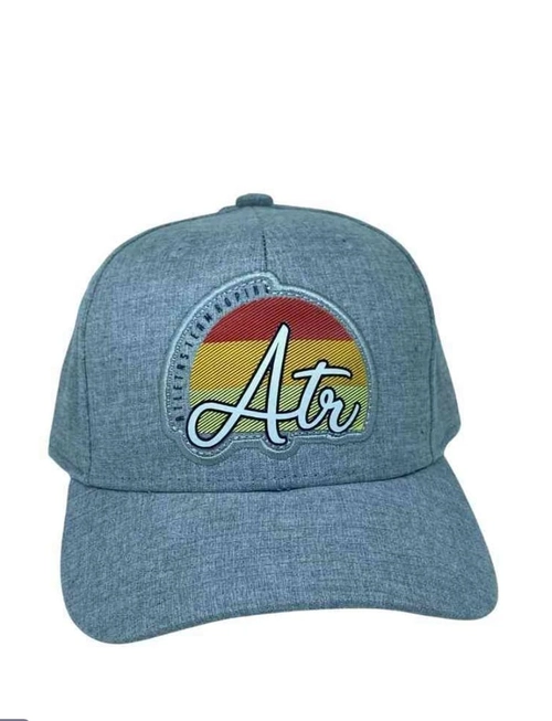 Boné ATR Cinza com Bordado – Estilo Urbano e Versatilidade