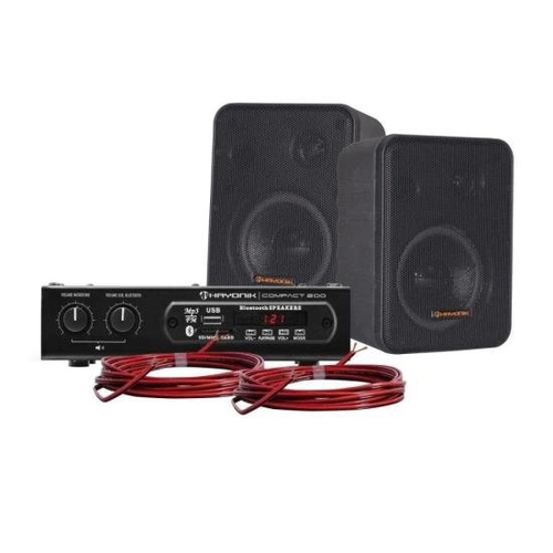 Kit De Som Para Ambiente Hayonik Ambience 2000 V2 Preto