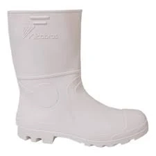 bota pvc branca cano medio vulcabras