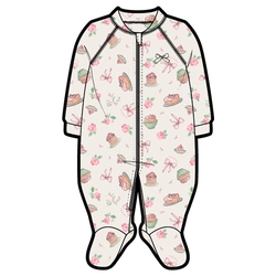 Macacão Manga Longa Microsoft Zíper Pezinhos em Todos os Tamanhos Feminino - Esquilinhas