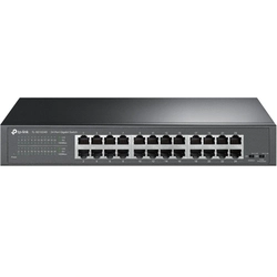 Switch Gigabit 24 Portas 10/100/1000 Mesa Ou Montavel Em Rack Nao Gerenciavel Tl-sg1024d Nacional Smb