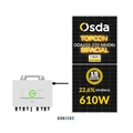 Gerador Edeltec Solar Micro Saj 6,10 Kwp Mon. 220v Fibromadeira (6,75k/610w Bifacial)