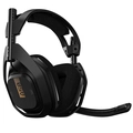Headset Astro, Gaming A50 + Base Station Gen 4 com Áudio Dolby/Dolby Atmos, Preto/Dourado, Sem Fio - 939-001681
