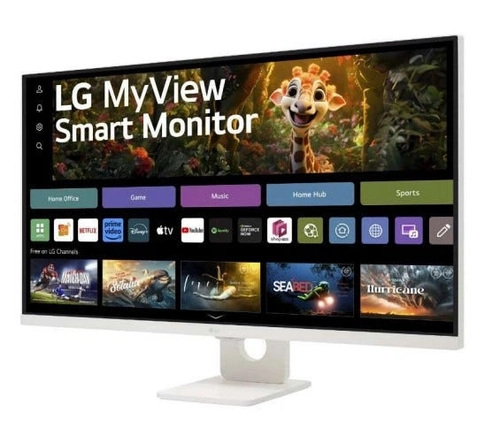 Monitor Lg Myview Smart Tela Uhd 4k 32" Webos Thinq Home Air Play Screen Share Bluetooth - 32sr73u-w.awzm