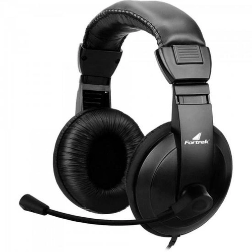 Fone Multimídia Fortrek  Preto - Hsl-102