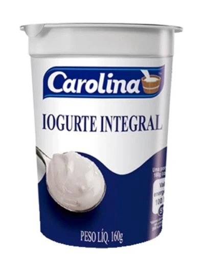 Iogurte Integral Carolina 160g