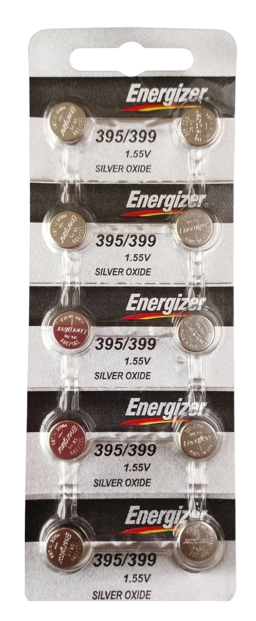 395 = 399 = 927 = G7 Energizer - 1,55V cartela c/10un.