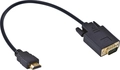 Cabo Conversor Hdmi 1.4 Macho P/ Vga 19 Pinos - 30cm