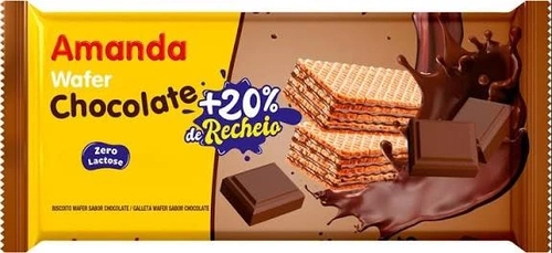Bolacha Wafer Chocolate 90g