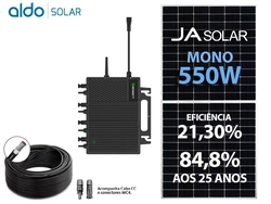 Gerador De Energia Solar Growatt Micro Inversor Laje Solar Group Growatt Microinversor Gf 2,20kwp Ja Deep Blue Mono 550w Neo 2kw 4mppt Mono 220v