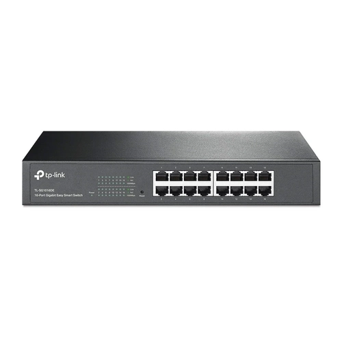 Switch 16 Portas Tp-link Tl-sg1016d Gigabit 10/100/1000 Mbps Rack/desk