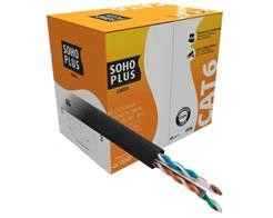 Cabo Sohoplus U/utp Cat6 Preto 305m - 23400187