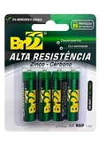Pilha AAA BR55 c/4 unidades. Comum