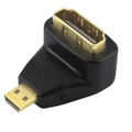 Adaptador Hdmi Fêmea P/ Micro Hdmi Macho 90°