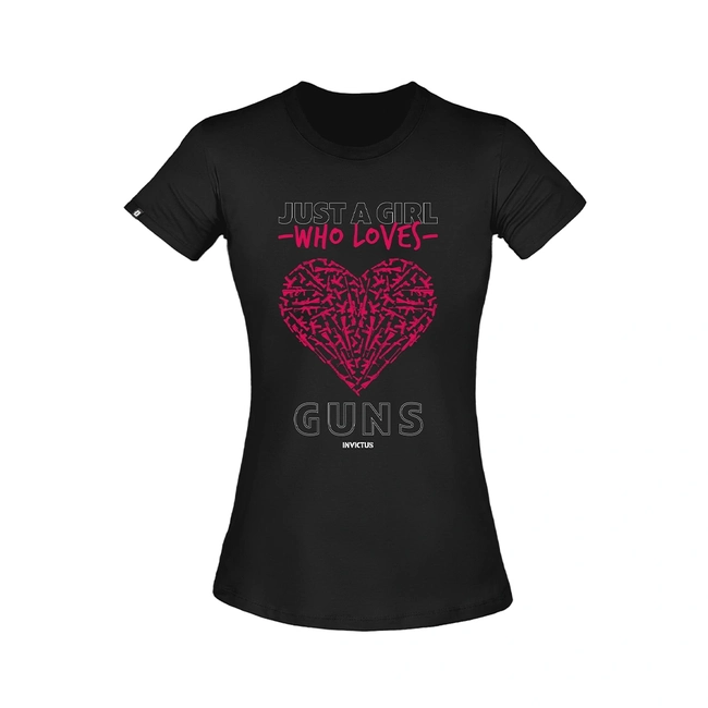 Camiseta Feminina Concept Love Guns - (Invictus)