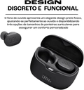 Fone de ouvido sem fio JBL Tune Buds, TWS, com Cancelamento de Ruído, IP54, Preto - ‎JBLTBUDSBLK