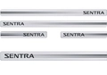 Soleira Protetora Sentra 2016/ 4 Peças Adesivo Resinado