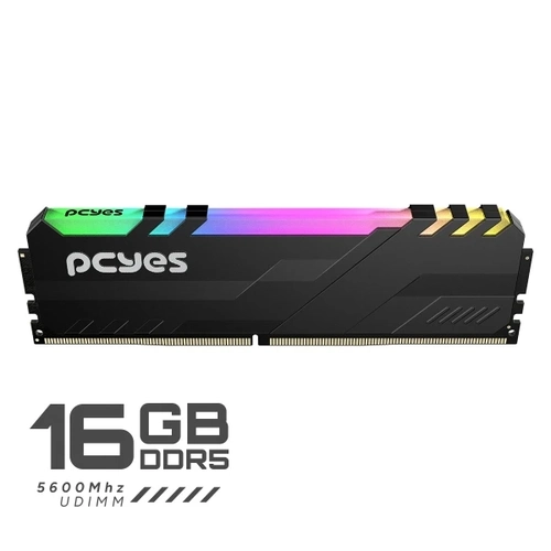 Memória DDR5 16GB 5600Mhz Pcyes RGB - PM165600D5BR