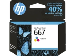 Cartucho de Tinta HP 667 Colorido, Advantage Original - 3YM78AL