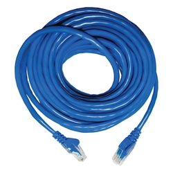 Patch Cord Cca Cftv Cat5 26awg 10 Metros Azul Cy-pc10.0m-5-bl