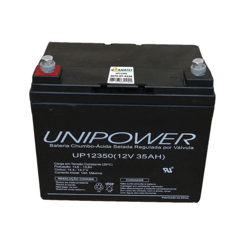 Bateria 12v 35ah Selada M6 V0 Up12350 Rt Unipower
