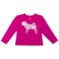 Camiseta Manga Longa Cotton Bordada Lantelouja Pink Charpey - Feminina