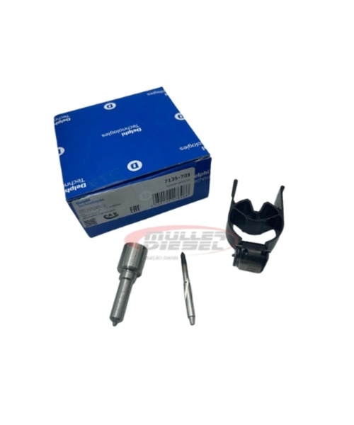 KIT REPARO BICO E VÁLVULA INJETOR MERCEDES-BENZ SPRINTER 415 / 515 MOTOR OM651 EURO 6 7135-701 DELPHI