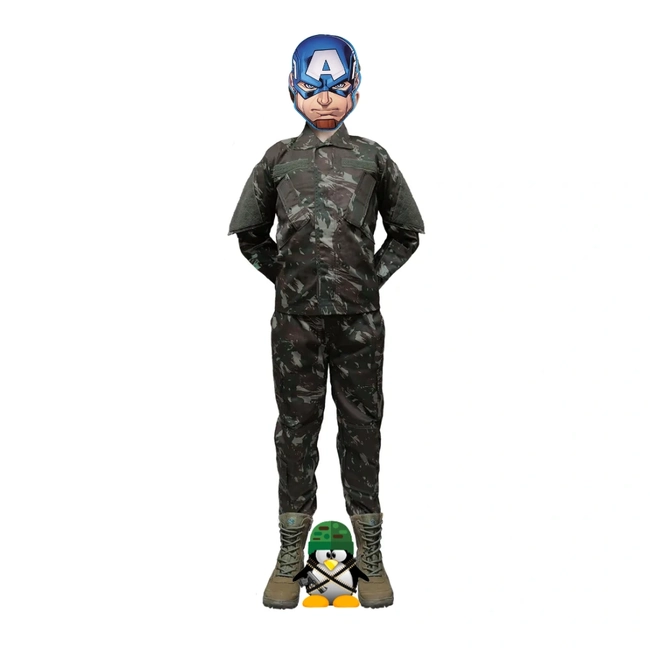 Farda Camuflada Infantil Alta Solidez EB (Modelo novo)
