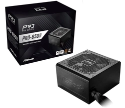 Fonte Asrock Pro 650w 80 Plus Bronze Atx 3.1 - Pro-650b