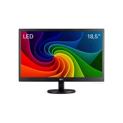 Monitor AOC 18.5 LED HD Widescreen HDMI/VGA E970SWHNL