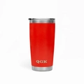 Copo Térmico Tumbler 20 OZ  591ml com tampa -QGK (Vermelho)