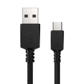 Cabo Usb a 2.0 Macho P/ Usb Tipo-c - Preto - 1 Metro - Nylon - Puacn-01