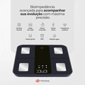 Balança Bioimpedância 25 Análises Corporais Bio Smart Relax Preta