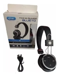Fone Bluetooth Knup Kp-367 Microsd Fm Almofadado