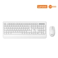 Kit Teclado + Mouse Sem Fio, KW202, Branco, Lecoo