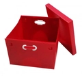 CAIXA ORGANIZADORA POLIONDA G VERMELHA