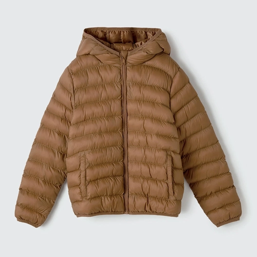 Jaqueta Puffer Caramelo Hering - Unissex