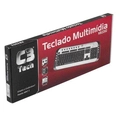Teclado C3TECH USB Multimídia Preto - KB2202-2