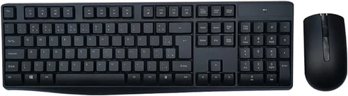 Combo Teclado e Mouse Sem Fio Multimídia USB Preto Multi - TC212