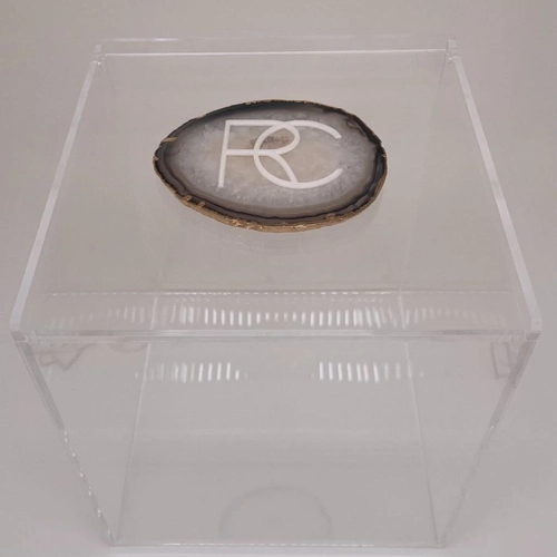 Caixa Seringas da Semana Ágata Natural - Logo inicial ou desenho