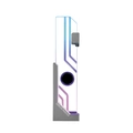 Suporte para Placa de Video Gpu Atlas Com Iluminacao Argb    Mca-u000r-agsbtg-00