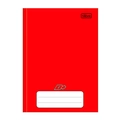 Caderno D+ Brochura Capa Dura 1/4 48 Folhas Vermelho Tilibra