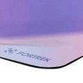 Mousepad Com Infusão De Vidro Fortrek Quickglass Pro Branco