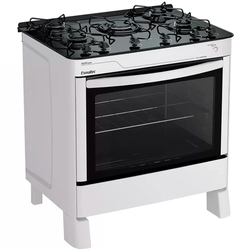 Fogao 5b Esmaltec Agata Glass Mesa Vidro - 0104002093