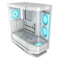Gabinete Gamer Cougar, FV270, RGB, Lateral de Vidro, Mid-Tower, 4x Fans, White - 3858M60.0006