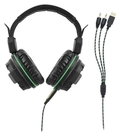 Headset Gamer Warrior USB e P2 com LED Verde - PH143