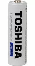 Pilhas Recarregáveis AA 1,2v 2600mah Toshiba Cartela Com 4