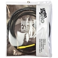 Cabo de Guitarra Shogun 0,75mm Conector Em Ouro P10/p10 90º 15ft 4,57 Metros Preto